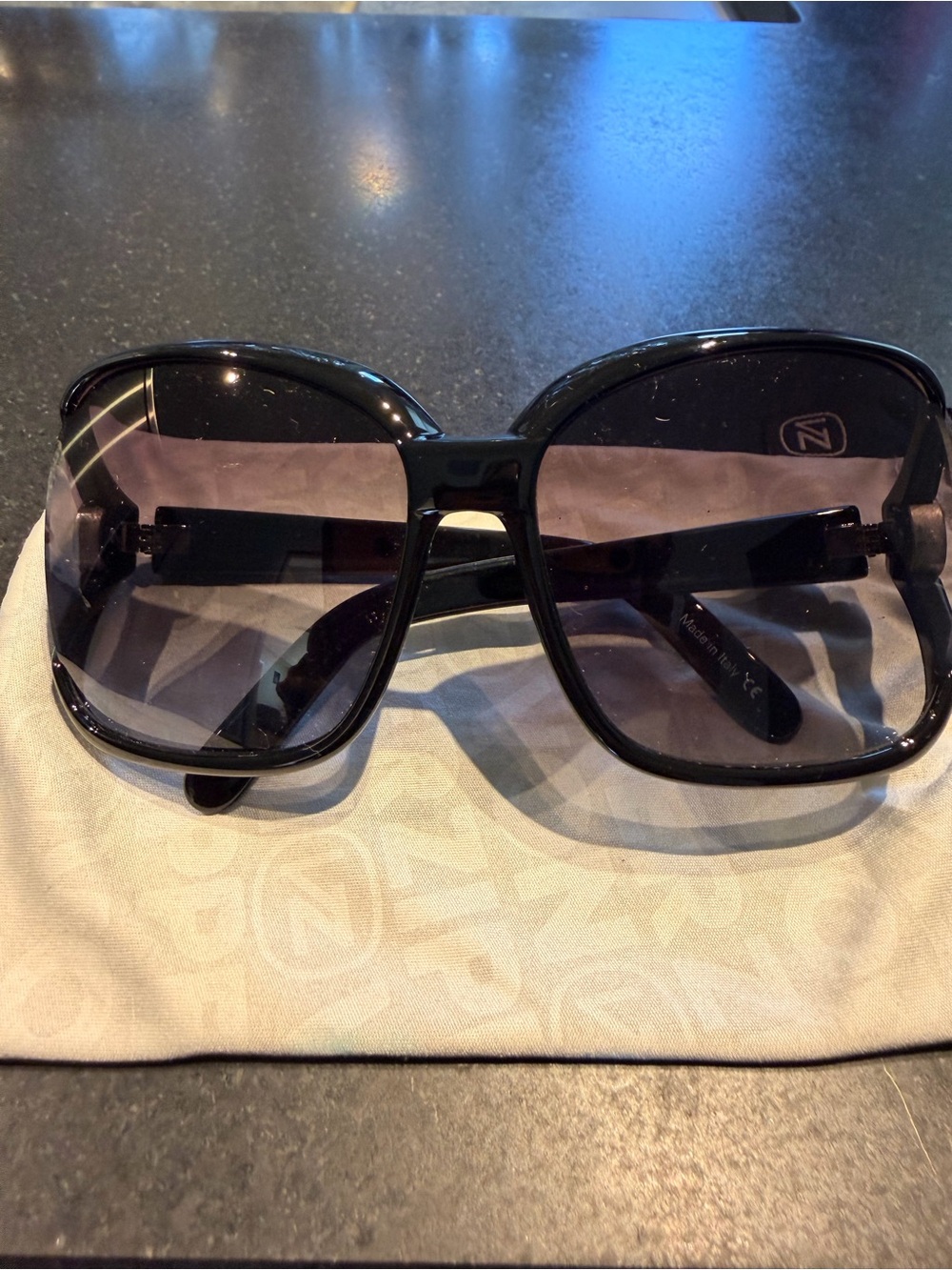 Von Zipper Dharma Black Oversized Women's Sunglasses -